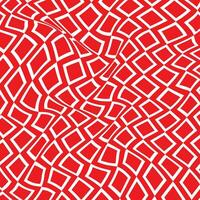 simple abstract white color square rounded pattern on red color background vector