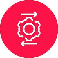 Machine to Machine Creative Icon Design vector