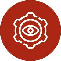 Eye Setting Creative Icon Design vector