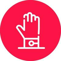 Glove Creative Icon Design vector