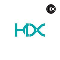 Letter HOX Monogram Logo Design vector