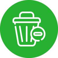 Delete Creative Icon Design vector