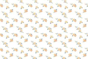 a tiny flower as seamless pattern background vector