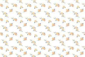 a tiny flower as seamless pattern background vector