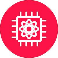 Quantum Computer Creative Icon Design vector
