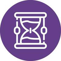 diseño de icono creativo de reloj de arena vector