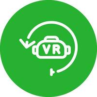 Virtual Reality Creative Icon Design vector