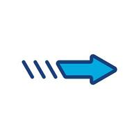Arrow Icon. Arrow symbol for your web site design, logo, app, UI.Vector illustration isolated on white background. vector