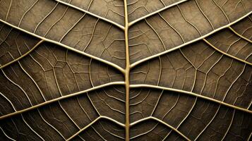 Close up texture leaf structure macro photography, abstract texture, Generative AI illustration photo