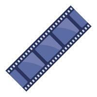 Grunge film strip. Old retro cinema movie strip. Video recording. Vector illustration.