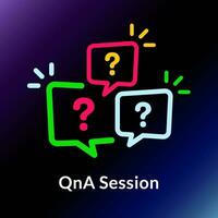 question and answer for social media post. ask, trivia, question mark in speech bubble icon vector