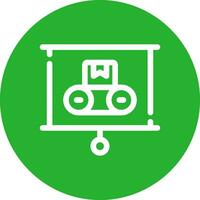 Machine Learning Creative Icon Design vector