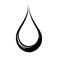 oil drop icon  illustration, flat design vector