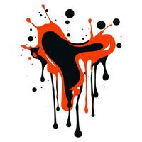 Colorful Paint ink Splatter Vector, Free paint drip drop splash element vector