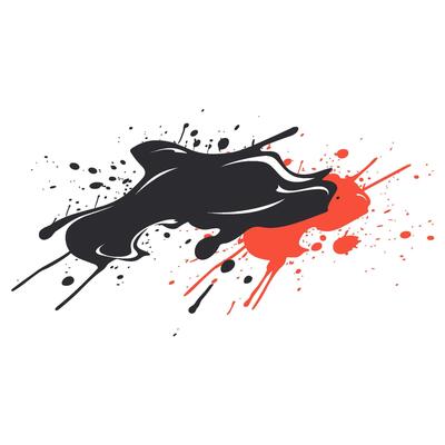 Colorful Paint ink Splatter Vector, Free paint drip drop splash element