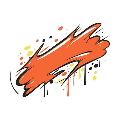 Colorful Paint ink Splatter Vector, Free paint drip drop splash element