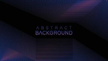 Premium black background design with abstract stripes line. future themes. techno abstract background.dark space with glowing lines. Modern graphic design element future style concept vector