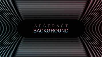 Premium black background design with abstract stripes line. future themes vector