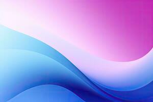 abstract background with smooth lines in blue and pink colors, vector illustration, Blue and purple random background with copy space, AI Generated photo