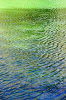 reflection of the sky and the water in the river photo