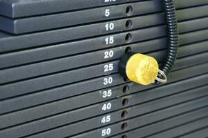 equipment inside a gym photo