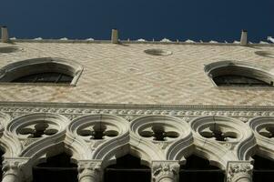 Construction details of the city of Venice photo