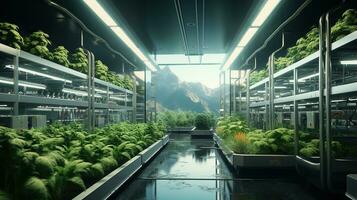 Sustainable Harvest, Discovering the Next Era of Farming in a Futuristic Greenhouse Environment photo