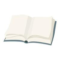 an open book. vector illustration on a white background.