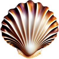 mer Naturel coquille. ai génératif png