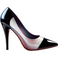 mujer Moda Zapatos alto tacones ai generativo png