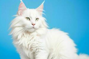 Photo of maine coon cat. AI Generative Pro Photo