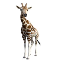 girafa isolado 3d png