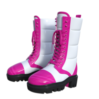 Moda botas aislado 3d png