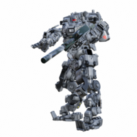 robot isolerat 3d png