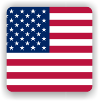 amerikanisch Flagge, uns Flagge, USA Flagge. Format png