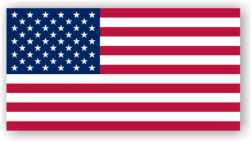 amerikanisch Flagge, uns Flagge, USA Flagge. Format png