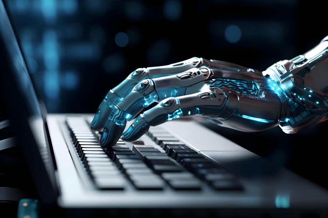 Robot Typing Stock Photos, Images and Backgrounds for Free Download