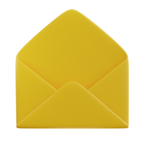 3d envelope o email mensagem caixa ícone png