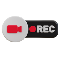 3d video record icon png