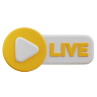 3d live streaming icon png