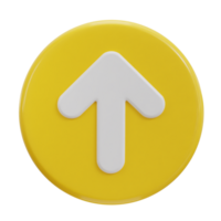 3d up arrow icon png