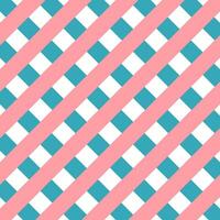 Seamless checkered pattern in pink and blue colors. vector