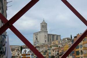 city of girona, old part of the city photo