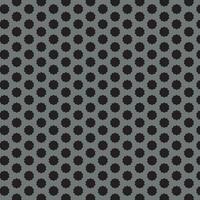 simple abstract black color star flower pattern on grey color background vector