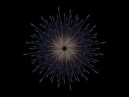 Fireworks on dark Abstract background, for New Year fireworks concept and For Calendar, poster design vector