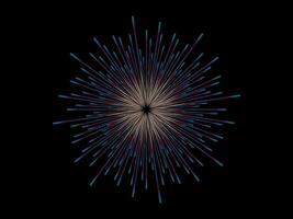 Fireworks on dark Abstract background, for New Year fireworks concept and For Calendar, poster design vector