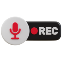 3d voice recording live broadcast audio streaming icon png