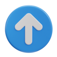 3d up arrow icon png