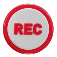 3d recording icon illustration png