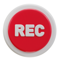 3d recording icon illustration png